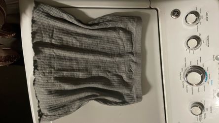 Gray crop top (full coverage) $5