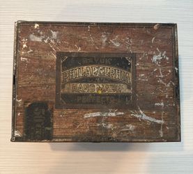 BAYUK  Philadelphia Hand Made Perfecto Cigar Box 1940 Original 