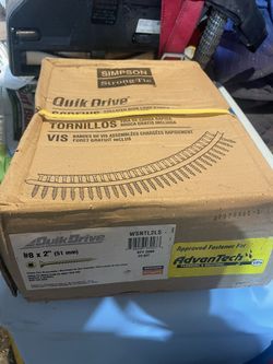 Quick Drive Simpson Screws #8 2” Qty -2,000 