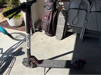 Electric scooter with charger