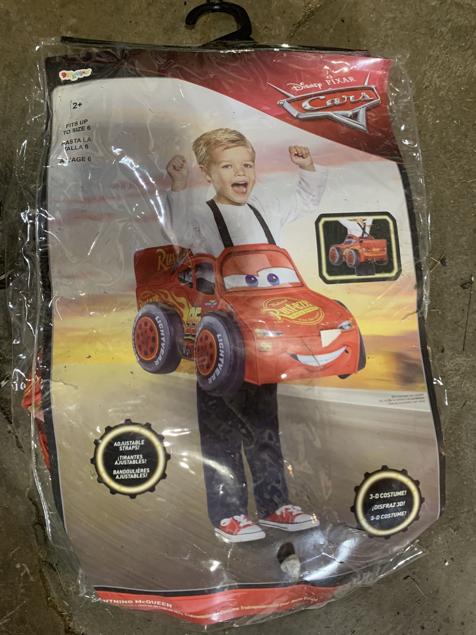 Disguise Lightning Mcqueen 3D Toddler Costume
