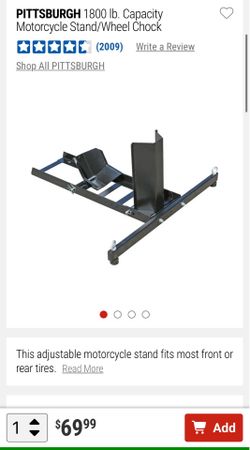 Motorcycle stand