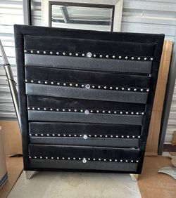 Black Velvet Dresser 