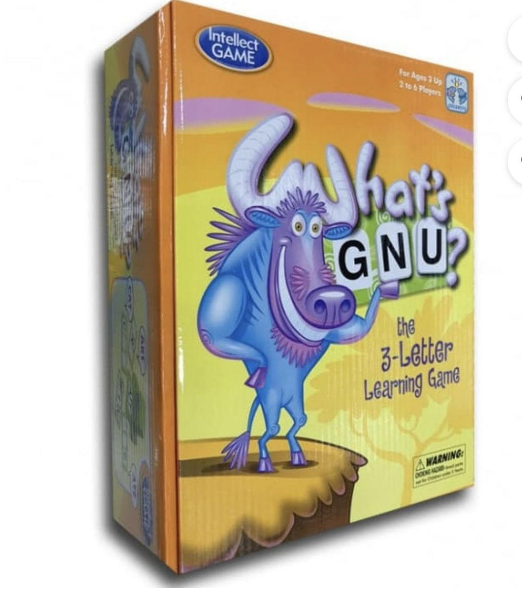 ThinkFun ThinkFun What's Gnu 3-Letter Learning Game for Kids with box new in condition
