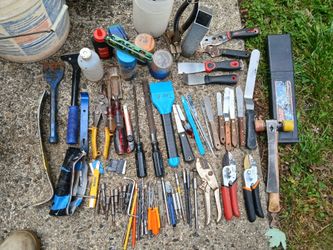 Commercial union glazier glass tools miscellaneous as seen in the photo