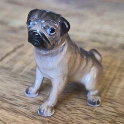 Vintage Hagen-Renaker Miniature Pug Figurine