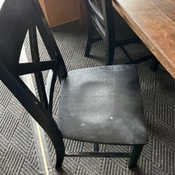 Older Table With 6 Chairs- Tlc Needed. 