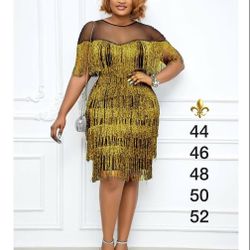 Beautiful Mustand Gold Fling Dress For Any Occasion 