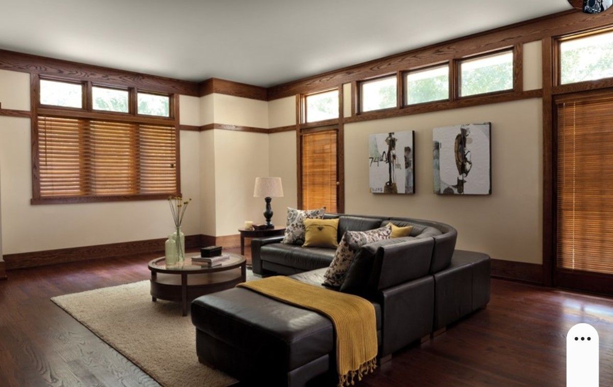 MODERN FAUX WOOD LEVOLOR 3 Piece BLINDS