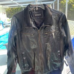 XL Guess Men’s Leather Jacket 
