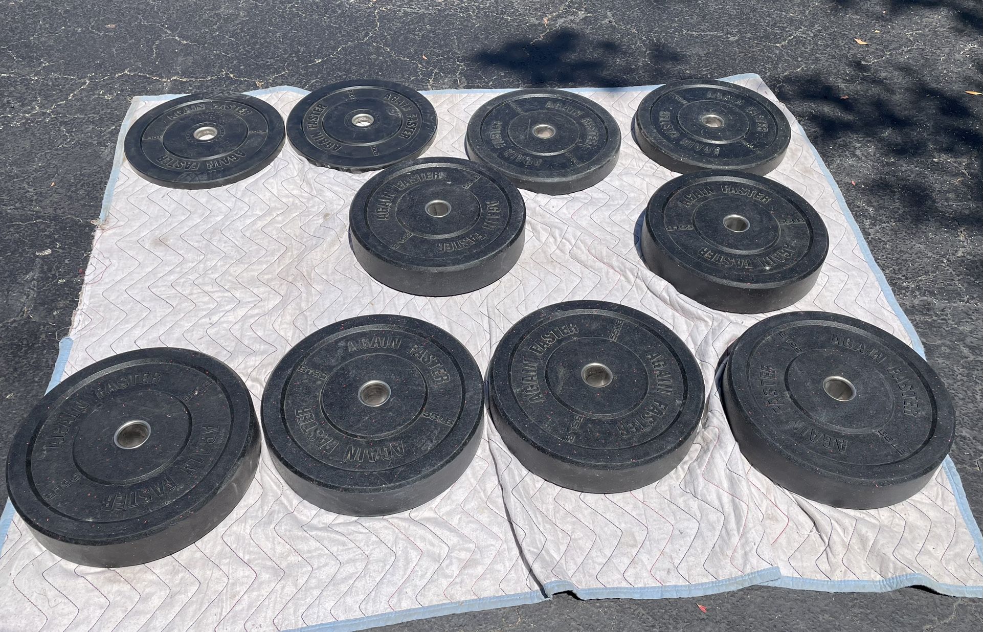 Olympic Bumper Plates (Can Sell in pieces)