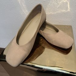 Vince Leah Square Toe Ballet Flats