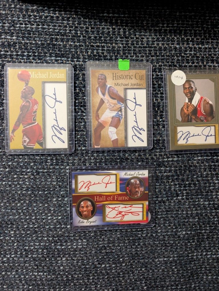 Collection Of Michael Jordan Cards