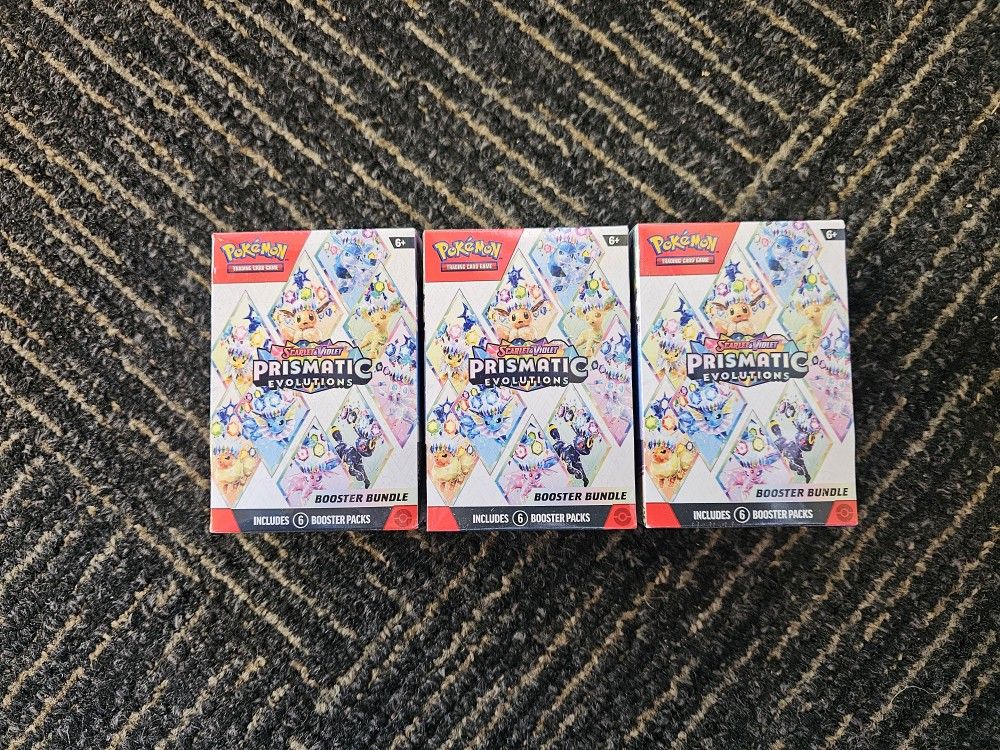 Prismatic Evolution Booster Bundles