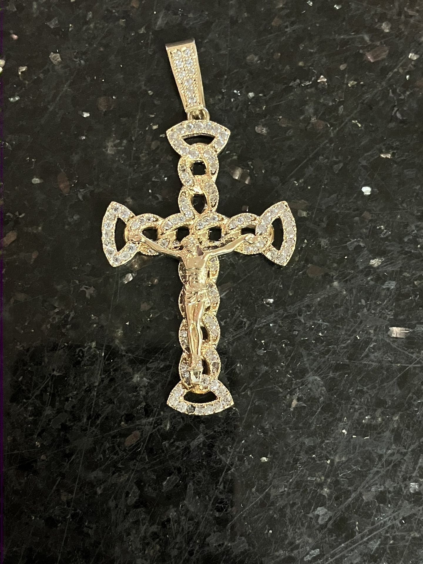 14k Gold Crucifix #109343-1 MGC