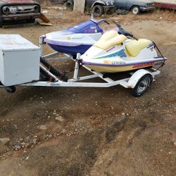 1994 Yamaha Waverunner And 1997 Bombadier As Is