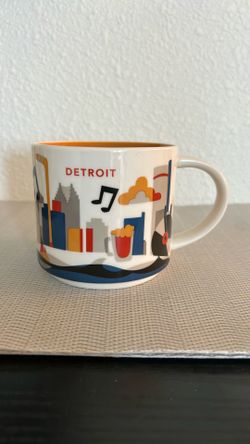Detroit Starbucks mug, 16 oz.