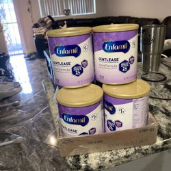 6 New Unopened Cans Of Enfamil Gentle Easter