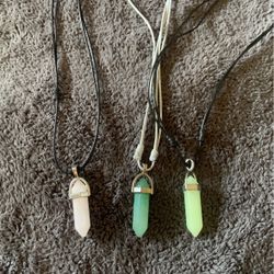 Adjustable Quartz Crystal Necklace Gemstone
