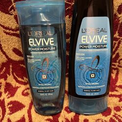 L’OREAL Elvive Power Moisture Hydrating Hyaluronic Shampoo & Conditioner *NEW*