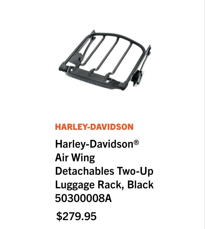 H-D LUGGAGE RACK