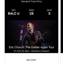 Eric Church Tickets 