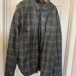 Street & Steel Flannel Motorcycle Jacket. Used Once