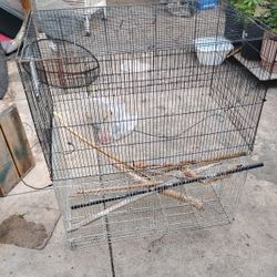 Two Cages Built As One 3 Ft High 30 Ft Wide I Mean 30 In Wide And 17 And A Half Depth $20 