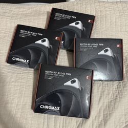Noctua NF-A12x25 PWM 120mm Premium Fan – Brand New (4 Available) 