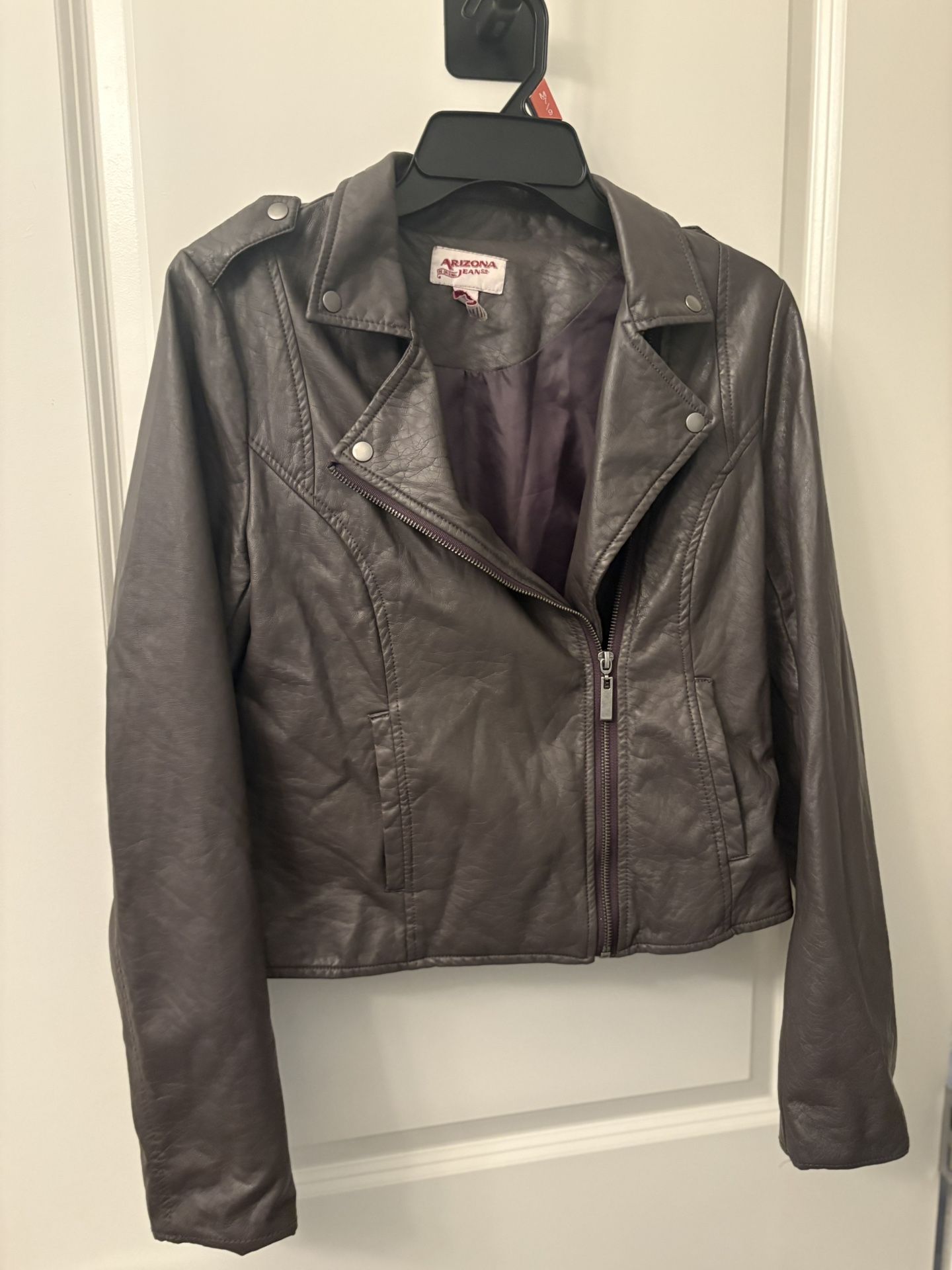 Grey Leather Jacket
