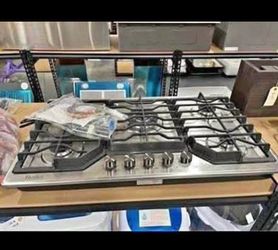 34-Inch 5-Burner Stainless Steel Gas Cooktop