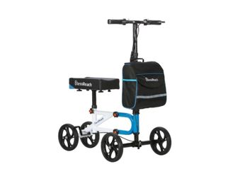 NEW BlessReach Economy Knee Scooter Steerable Dual Brakes WB-2111 BLUE New, Open Box Comfortable & Durable: The knee walker is equipped with a contour