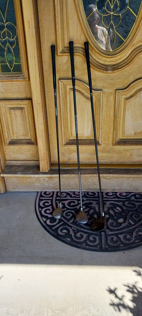 Three golf clubs for sale $35