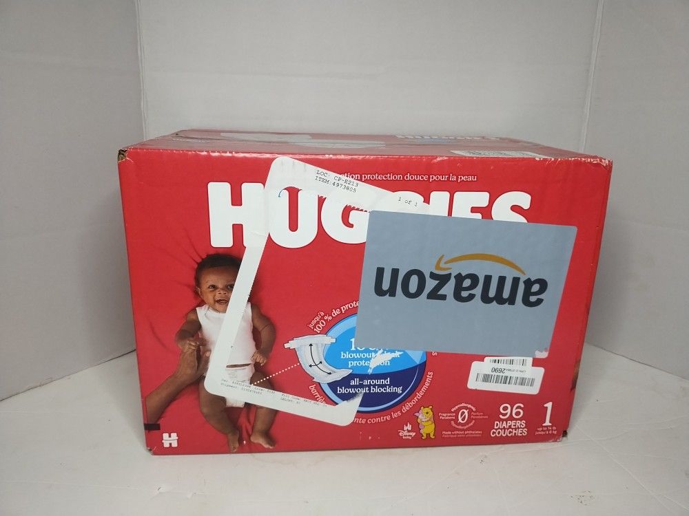 Huggies Little Snugglers Diapers, Size 1, 96 CT selling for only $20