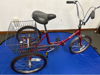 Worksman Tri-Fecta Adult Tricycle w/ Large Cargo Basket