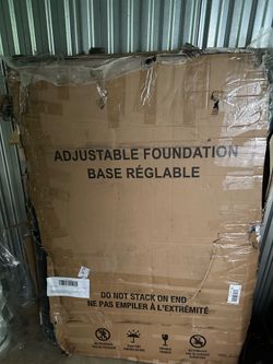 Queen new adjustable bed foundation