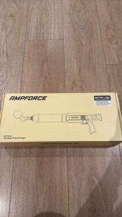 AMPFORCE High Pressure Electric Toilet Plunger (Brand New)