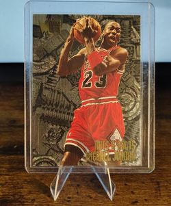Michael Jordan 1995 Fleer Metal Nuts & Bolts Card