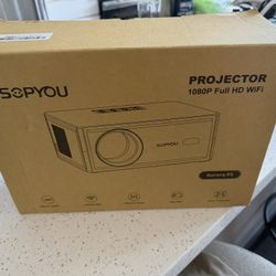 Selling A Sopyou 1080P Projector With Built In Speaker., Along With Stand Included For $120