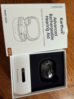 Karthius Q223 Rechargeable OTC Hearing Aids – Brand New
