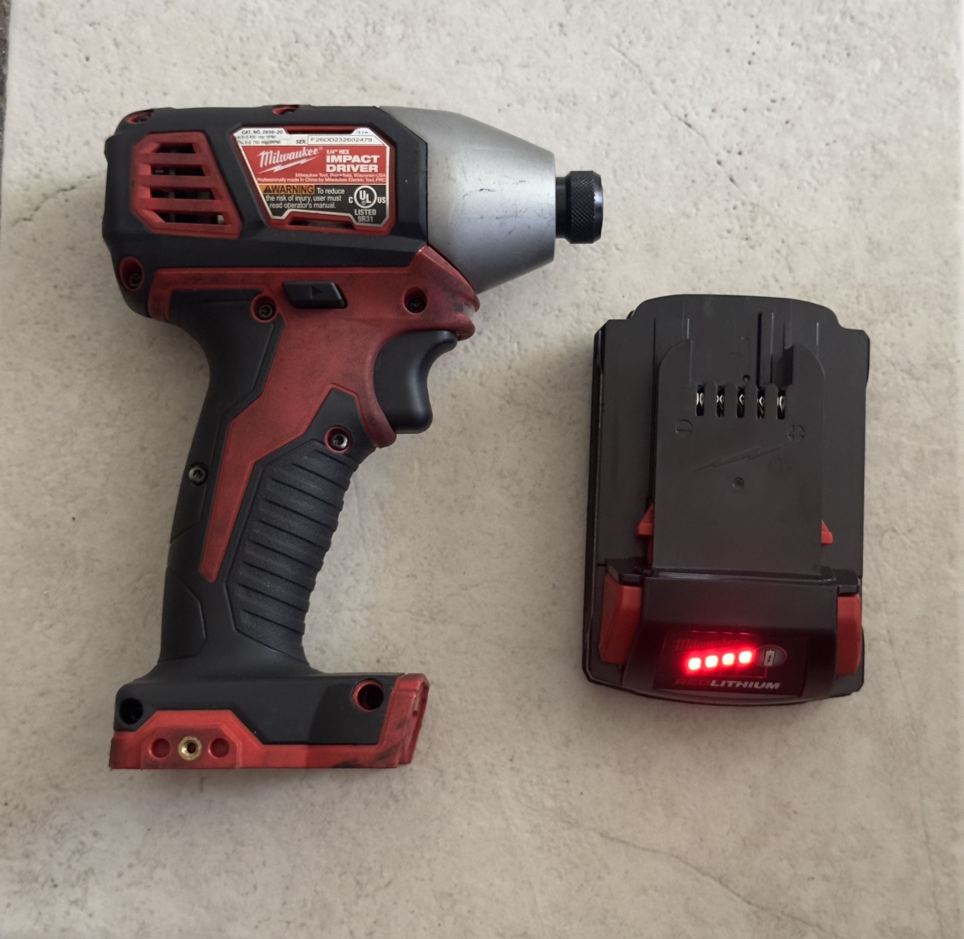 Milwaukee 1/4 Hex Driver 