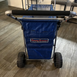 Tommy Bahama FOLDING All Terrain Beach Cart Utility Wagon w/ Mesh Storage Bag stroller