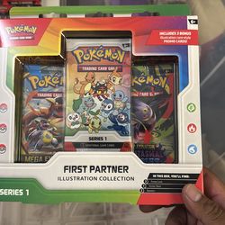 First partner illustration collection Pokemon