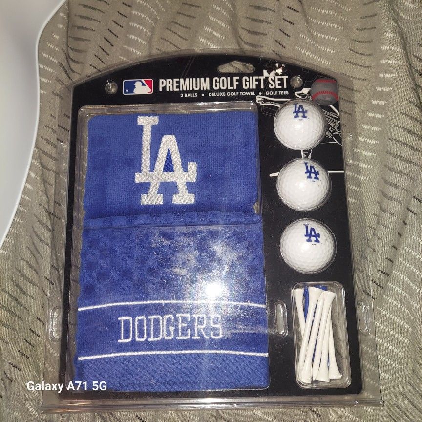 LA DODGERS GOLF SET NEW GIFT