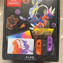 Nintendo Switch Pokémon Scarlet And Violet Edition 