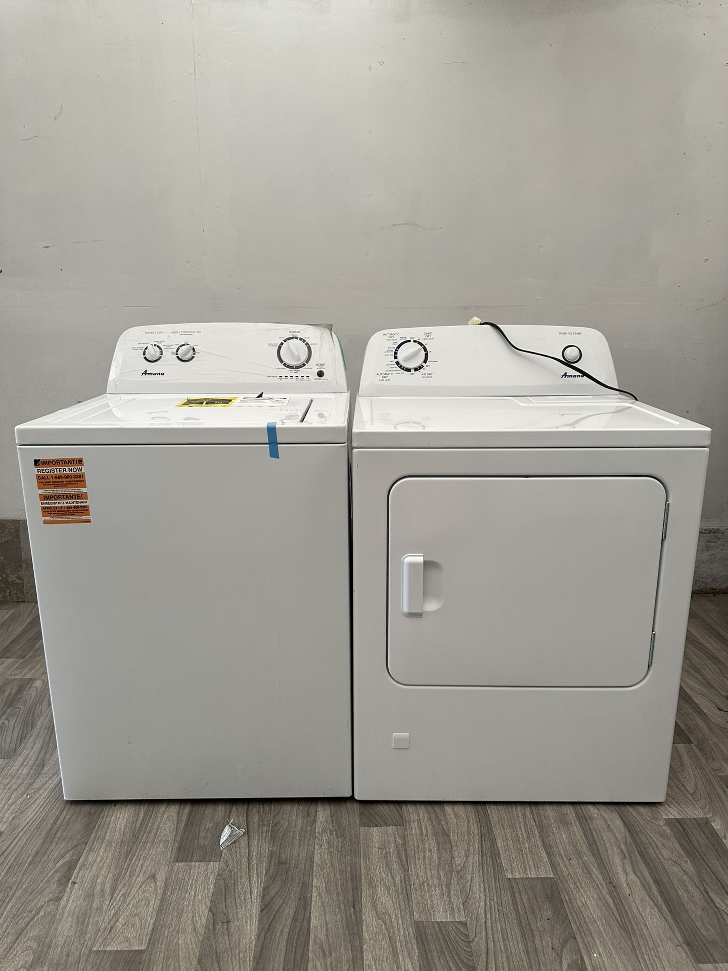 Amana Washer And Gas Dryer Laundry Set