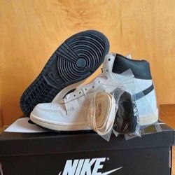 Nike Jordan Air Ship PE SP A Ma Maniere White Black Size 6.5 Men’s/ 8 Womens DX4976-100 Brand New