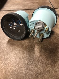 Teleflex oil pressure gauge