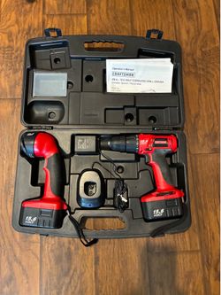 Craftsman 15.6 Cordless Drill -Driver and Flashlight
