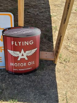 Vintage Flying A Motor Oil